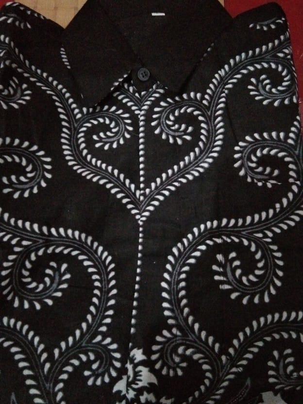 Terlaris Serut Genes Jelita Tunic Navbor Yelbor Whitbor Creambor Tunik Batik Modern