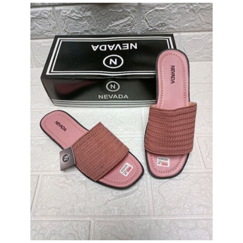 [BISA COD] SANDAL SLOP RAJUT NEVADA | 1kg muat 2psg-3