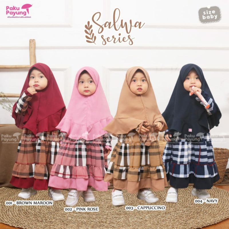 gamis salwa paku Payung