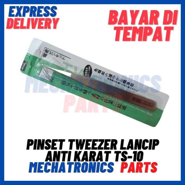 [SOC-9104] PINSET TWEEZER LANCIP ANTI KARAT TS-10