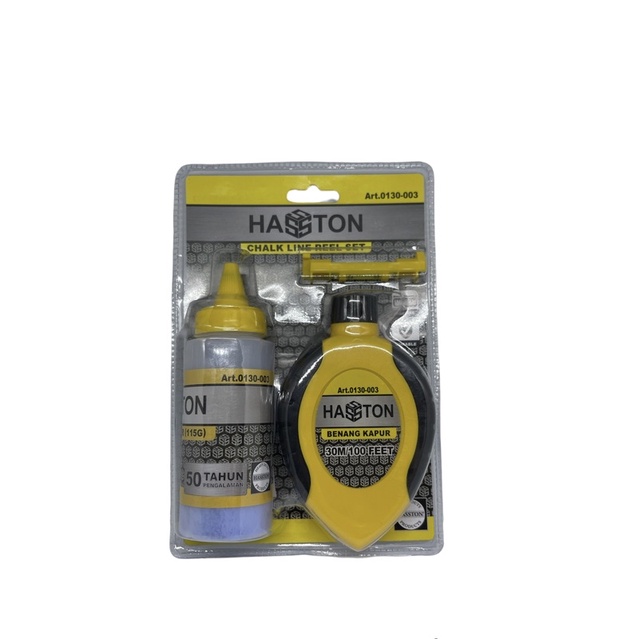 Sipatan Waterpass Kapur Benang Lot / Chalk Line Reel with Chalk Hasston