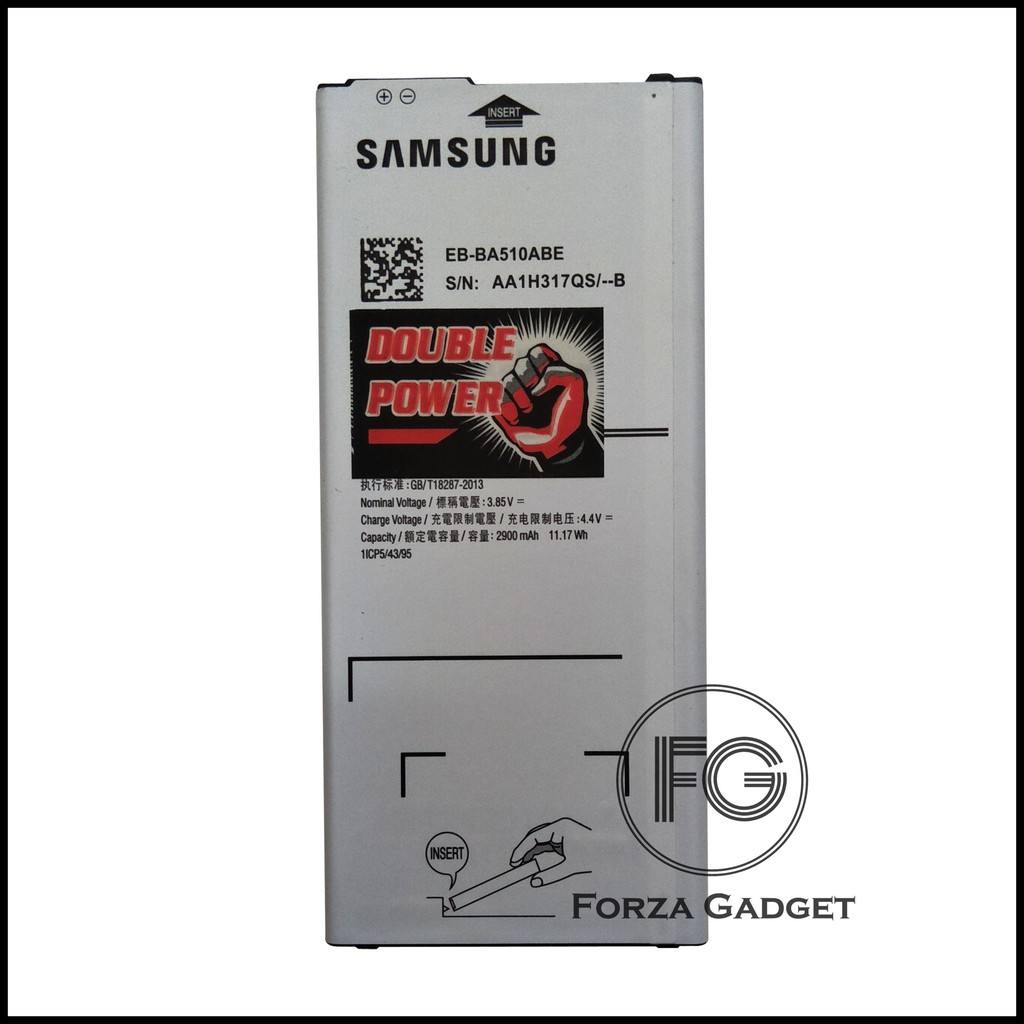 BATTERY DOUBLE POWER SAMSUNG GALAXY A5 2016 A510 (2016) 2900MAH