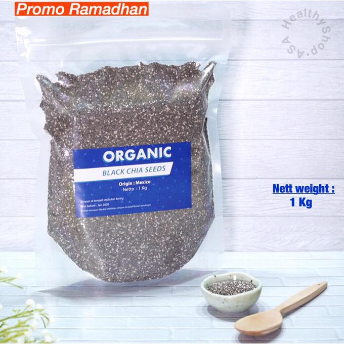 

SPECIAL!! Organic Black Chia Seeds 1 kg