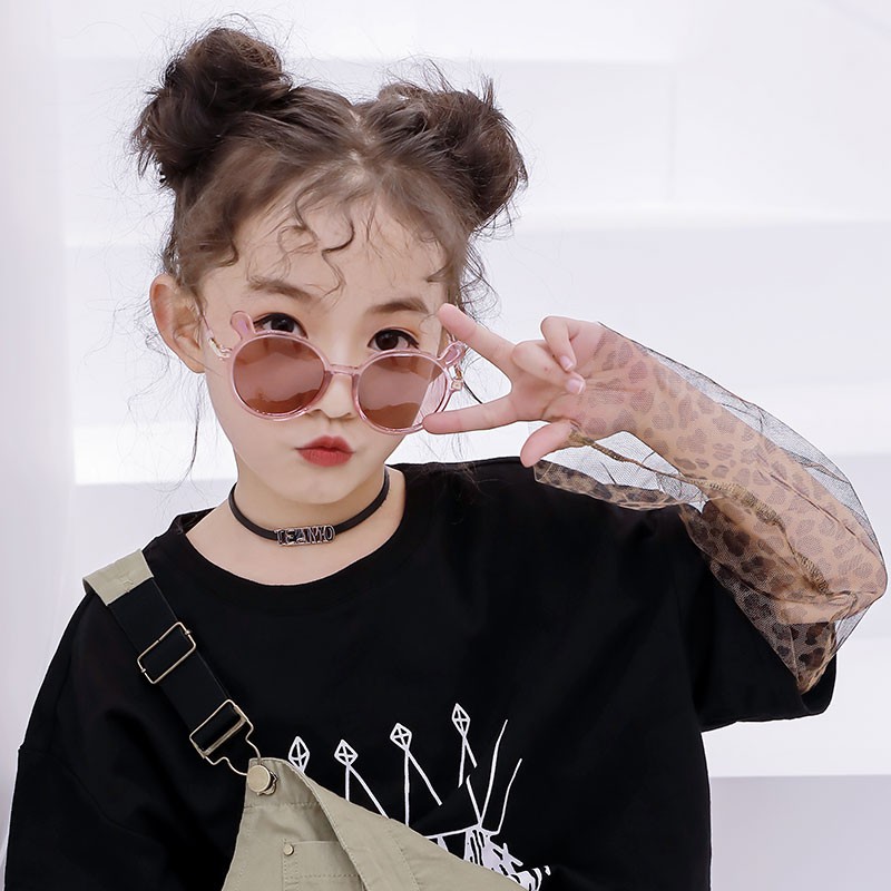 Kacamata Anak Model Telinga Kelinci Gaya Korea/Fashion Anak Terbaru Telinga Beruang kacamata hitam High Quality Import