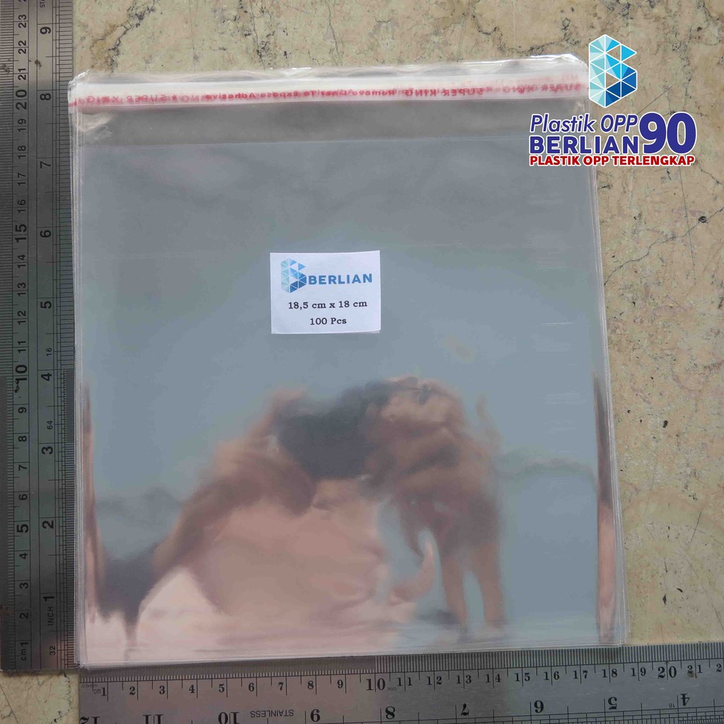 

Plastik OPP 18,5 X 18 CM 18 MIC 100LBR Lem Atau Sel