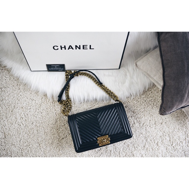 Chanel Boy Classic Chevron