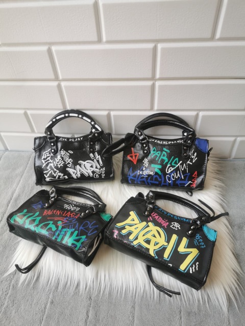 Tas wanita mini tas balenciyaga import sling bag wanita slingbag wanita import tas balen grafity