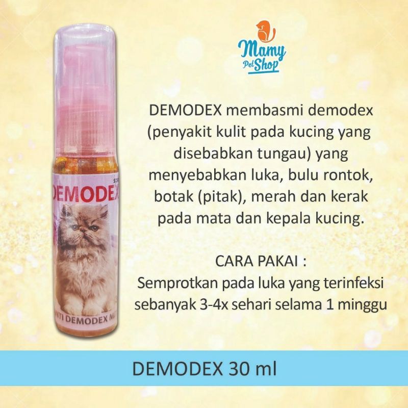 DEMODEX 30 ml OBAT KUCING