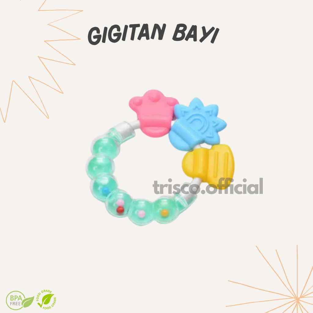 GIGITAN BAYI TEETHER SILIKON PREMIUM JOMBANG COD