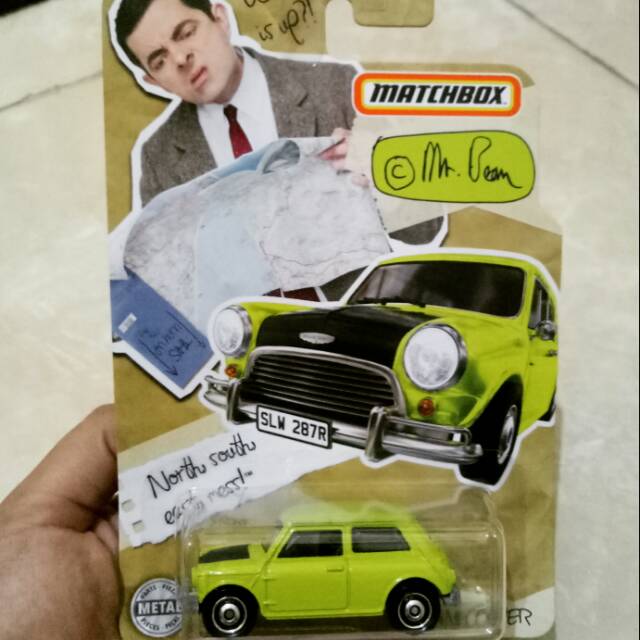 Diecast Matchbox Mr. Bean | Mini Cooper Mr Bean | Limited Stock | Ready stock Paling Murah