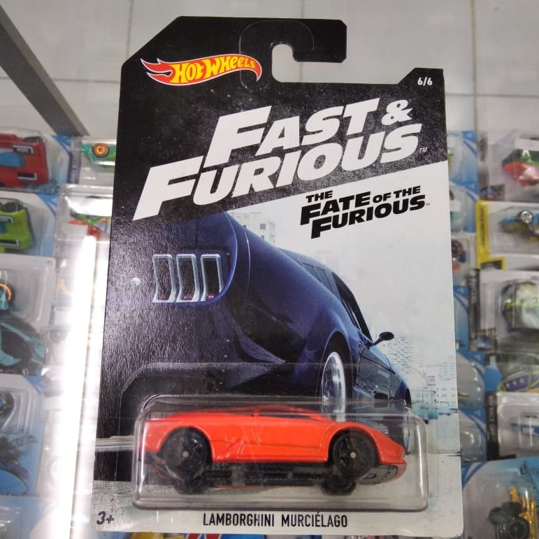 Diecast Hot Wheels Fast and Furious the Fate Lamborghini Murcielago RED HW Hotwheels Mobil Mainan