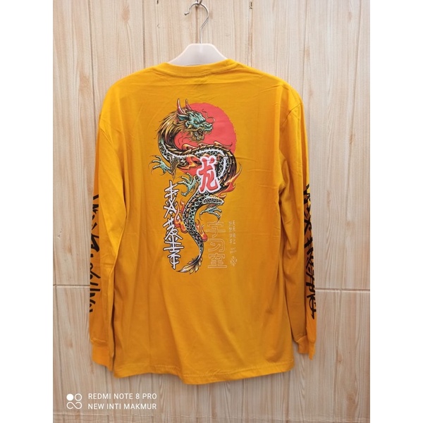 KAOS PRIA/T-SHIRT LENGAN PANJANG PRIA SAMURAI BUSHIDO 2 BACKPRINT JEPANG MURAH - KAOS TEMA JEPANG MU