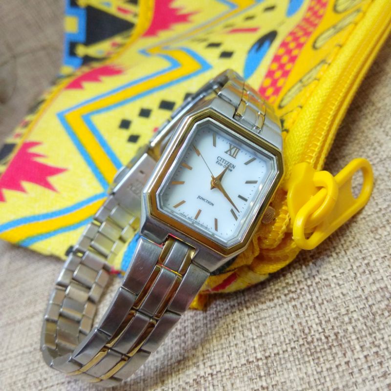 Jam tangan wanita Citizen eco drive junction E030 Solar