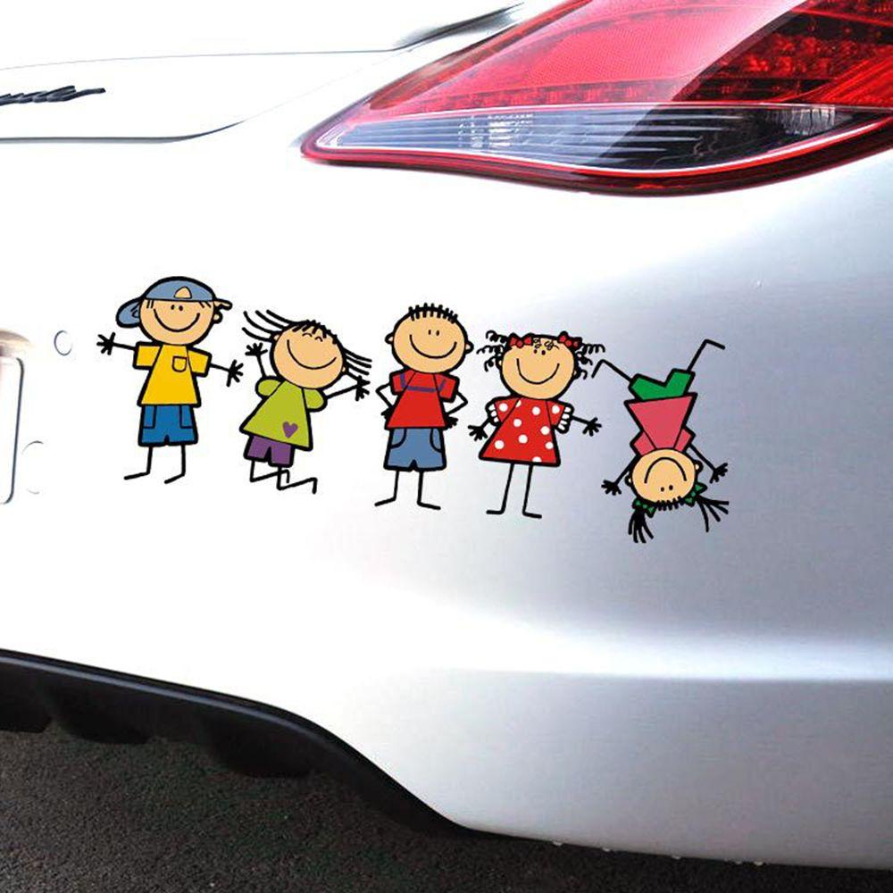 Stiker Mobil Nanas Waterproof Cowok Cewek Anak Keluarga Lucu