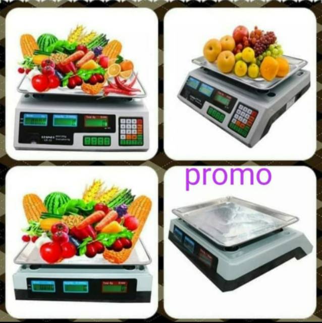 timbangan buah digital 40KG, Timbangan buah, sayur, daging, fleco f-121