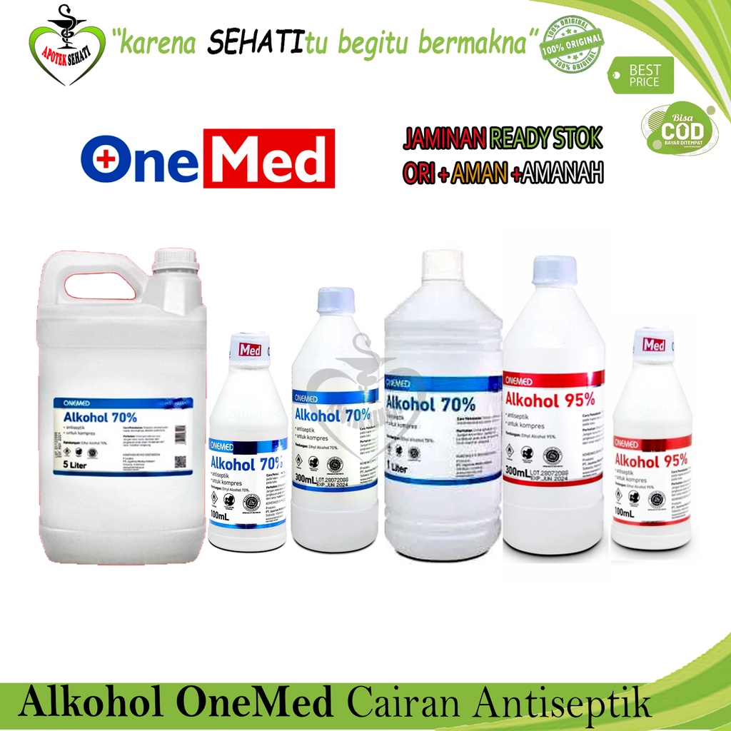 Onemed Alkohol Antiseptik Disinfektan Pembersih Luka