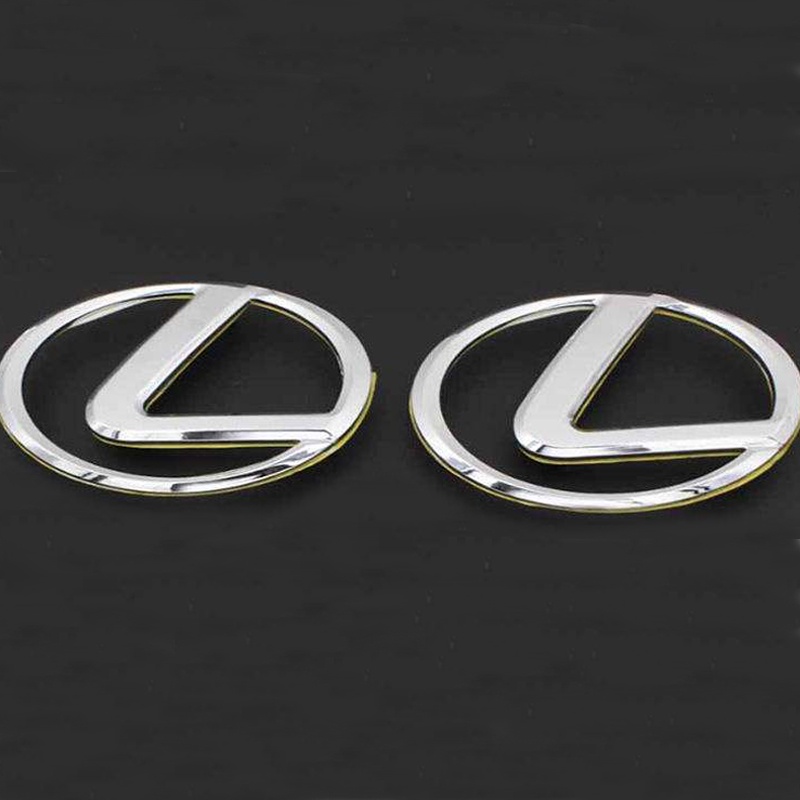 1pc Stiker Emblem Logo LEXUS Bahan ABS Untuk Bagasi Depan / Belakang Mobil LEXUS