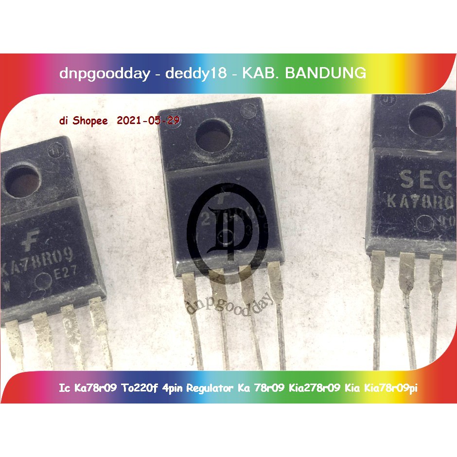Ic Ka78r09 To220f 4pin Regulator Ka 78r09 Kia278r09 Kia Kia78r09pi