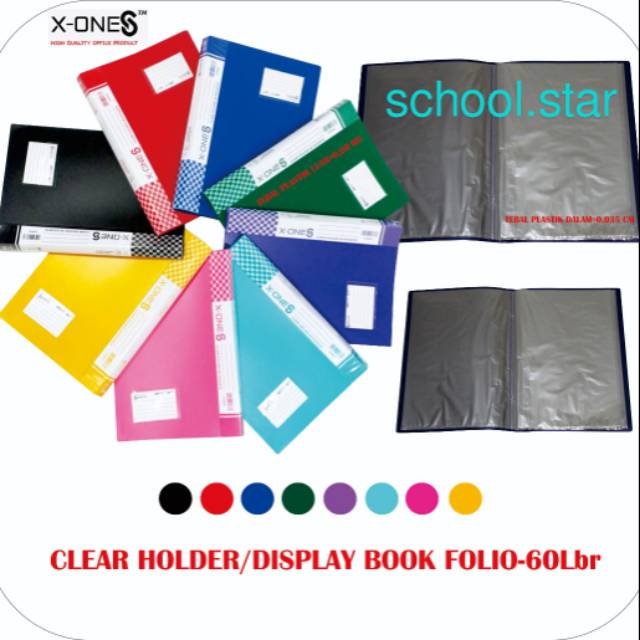 

CLEAR HOLDER FOLIO ISI 60 LEMBAR / DOCUMENT KEEPER F4 60 LEMBAR / DISPLAY BOOK 60 LEMBAR