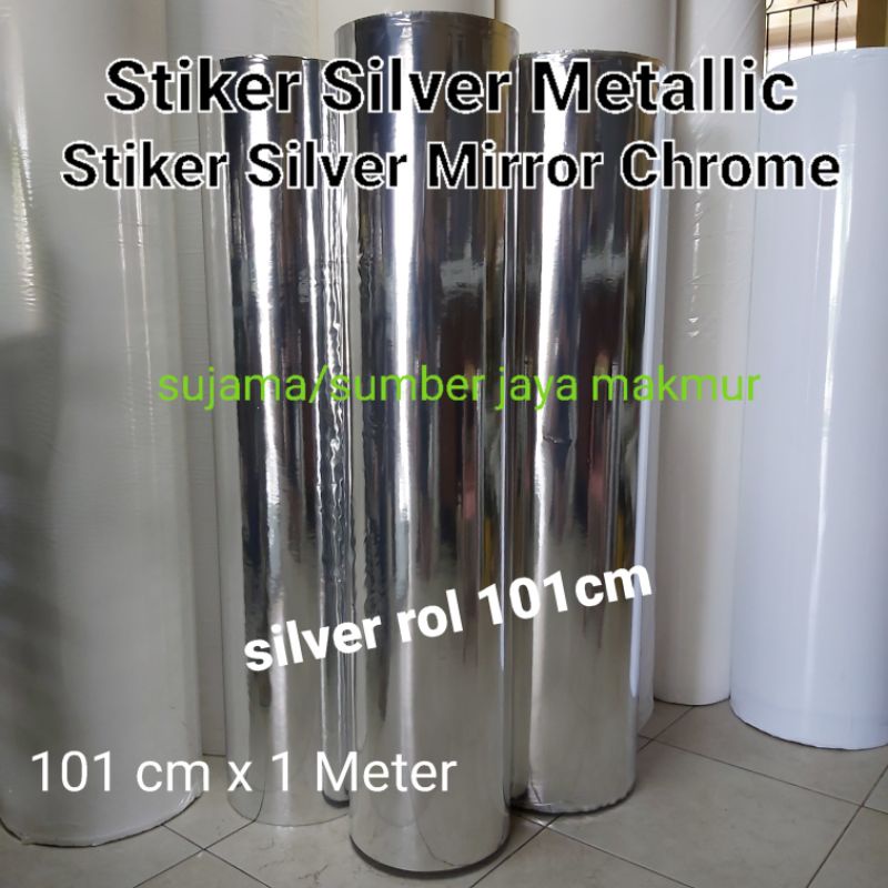 

Stiker Silver Metallic - Meteran