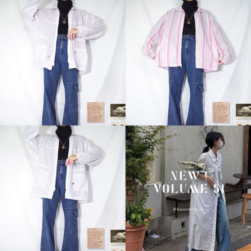 (TERBARU 8/6/22 slide 27-38) THRIFT VINTAGE JAKET OVERSIZE MURAH-3