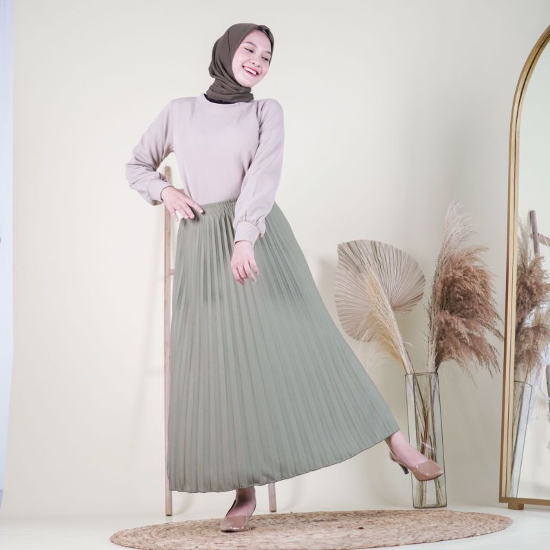 Rok Plisket Premium / Rok Plisket Payung / Rok Plisket Murah Part 1