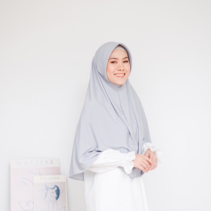 Hijab Instan Bergo Oval XL Kerudung Instan Bergo Oval Ori Nayla Hija'b Jilbab Instan Pasar Hija'b