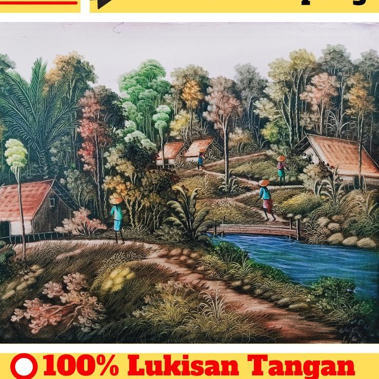 Penjualan Terbanyak Lukisan Pemandangan Pajangan Dinding Ruang Tamu Dekorasi Rumah Lukisan Canvas Shopee Indonesia