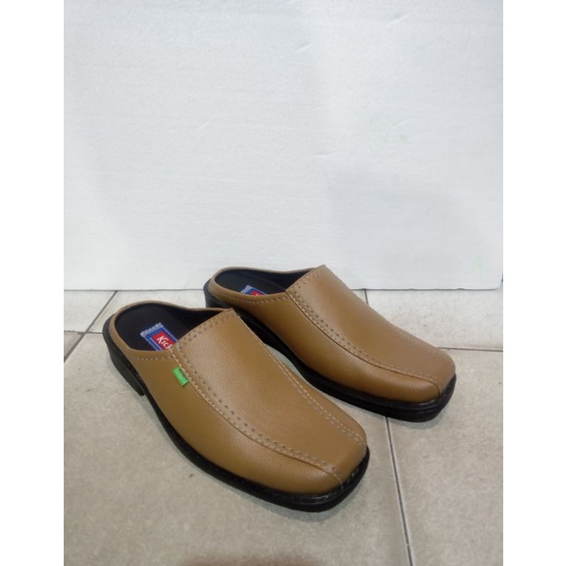 Sepatu selop pria sepatu sandal klasik cowok sepatu santai casual pria