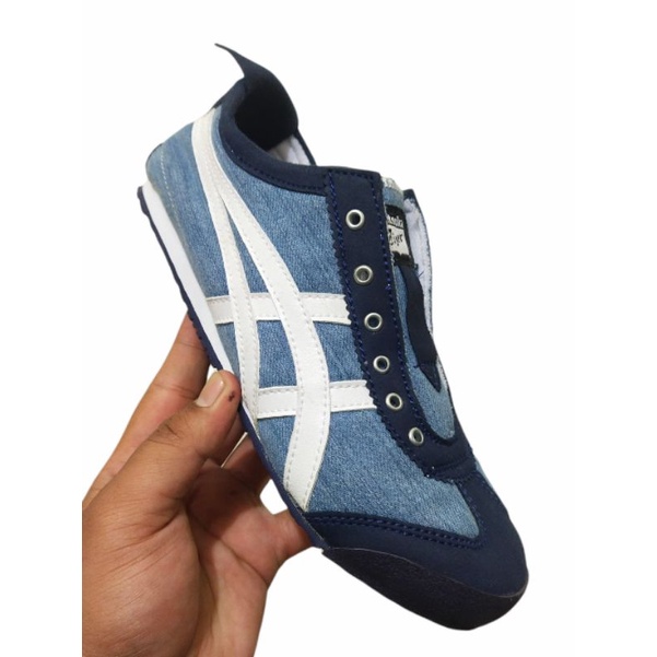 SEPATU SLIP ON WANITA PRIA ASCSSSS TIGRRRR BLUE JEANS CASUAL SLIP ON PRIA WANITA
