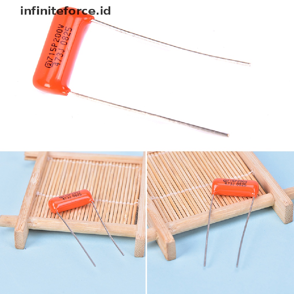 (Infiniteforce.Id) 1pc Pickup Single Coil 0.047uf 473j Untuk Gitar Akustik / Elektrik