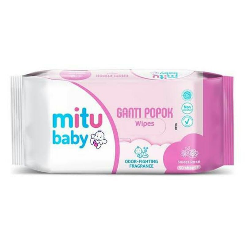 MITU / KODOMO / MY BABY Tisu Basah Baby Wipes 50's antiseptik