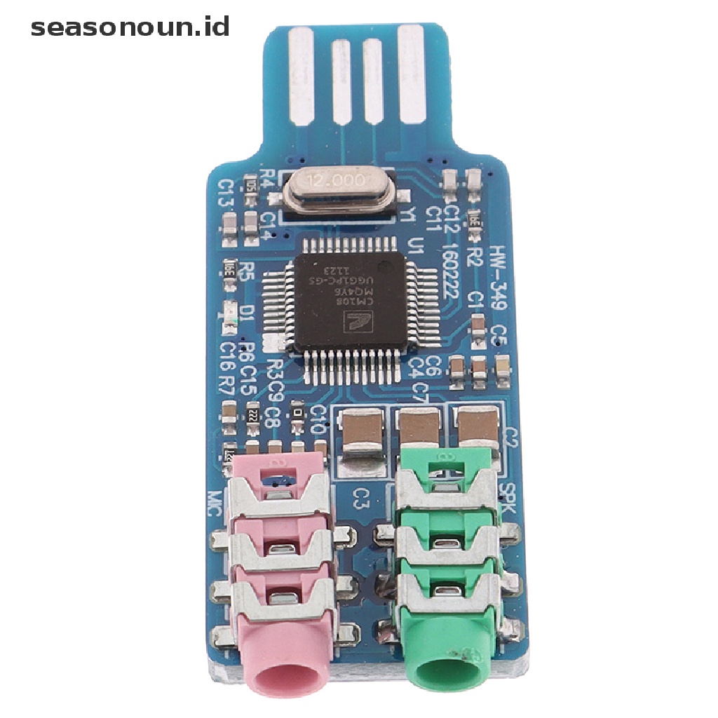 【seasonoun】 CM108 USB Drive Free USB Sound Card Laptop Computer External Sound Card Module .