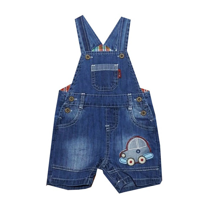 Overall Denim Import 5/ Overall Jeans Pendek Bayi Laki Perempuan