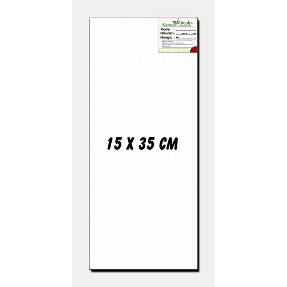 

Kanvas span standar ukuran 15 cm x 35 cm