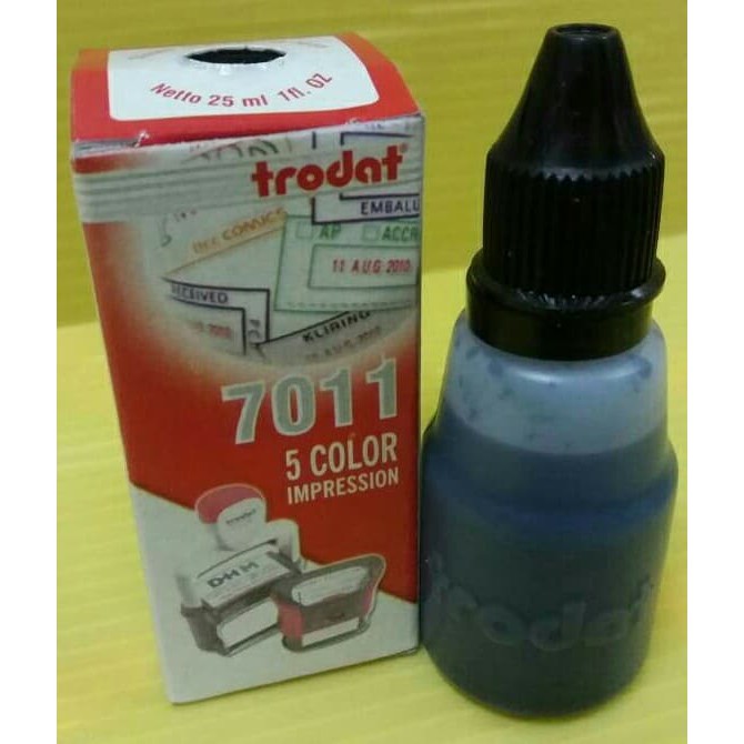 

NEW Tinta Stempel Trodat 7011 Warna Hitam TERLARIS