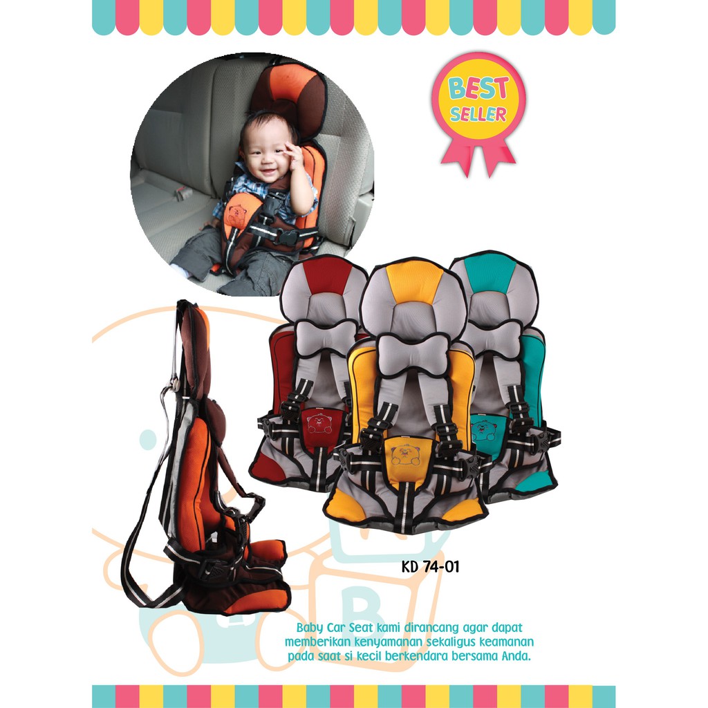 Kiddy Car Seat Bayi - Kursi Mobil Bayi Balita Anak  / 74001