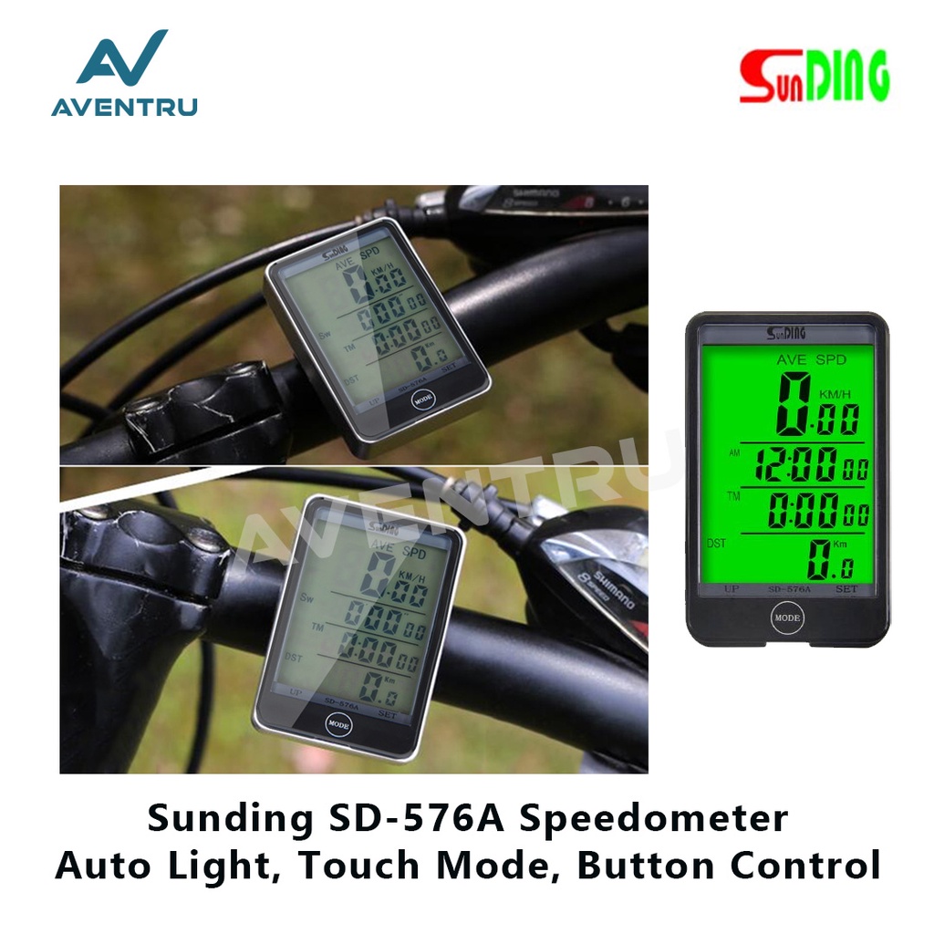 Speedometer Odometer Sepeda Sunding Bike SD563A SD576A SD 563A 576A