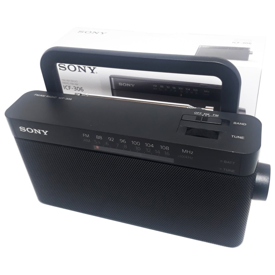 Sony ICF 306 Portable AM/FM Radio