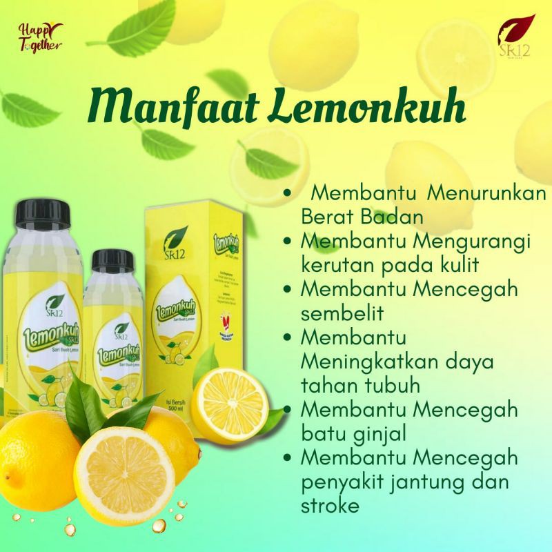 

LEMONKUH SR12/ MINUMAN SARI LEMON ASLI 99,96%/ SARI LEMON UNTUK DIET/ VITAMIN C/ PENINGKAT IMUN