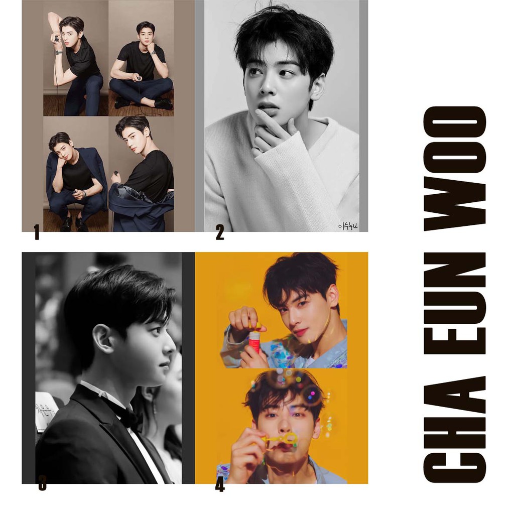 

Cover Pembatas Binder B5 Cha Eun Woo