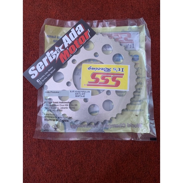 gir gear belakang sss ninja r rr 428 40 41 42