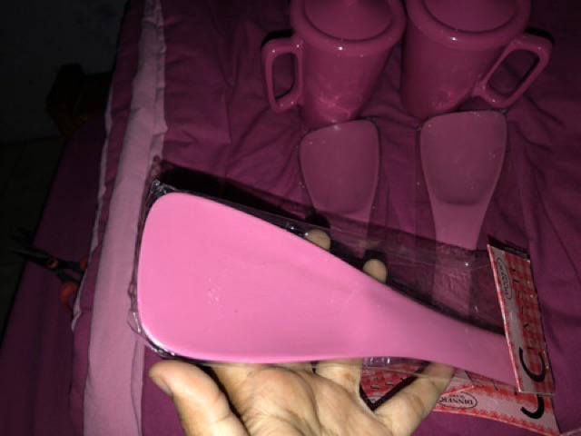 3 Pcs Centong Nasi Dinnerware - Pink