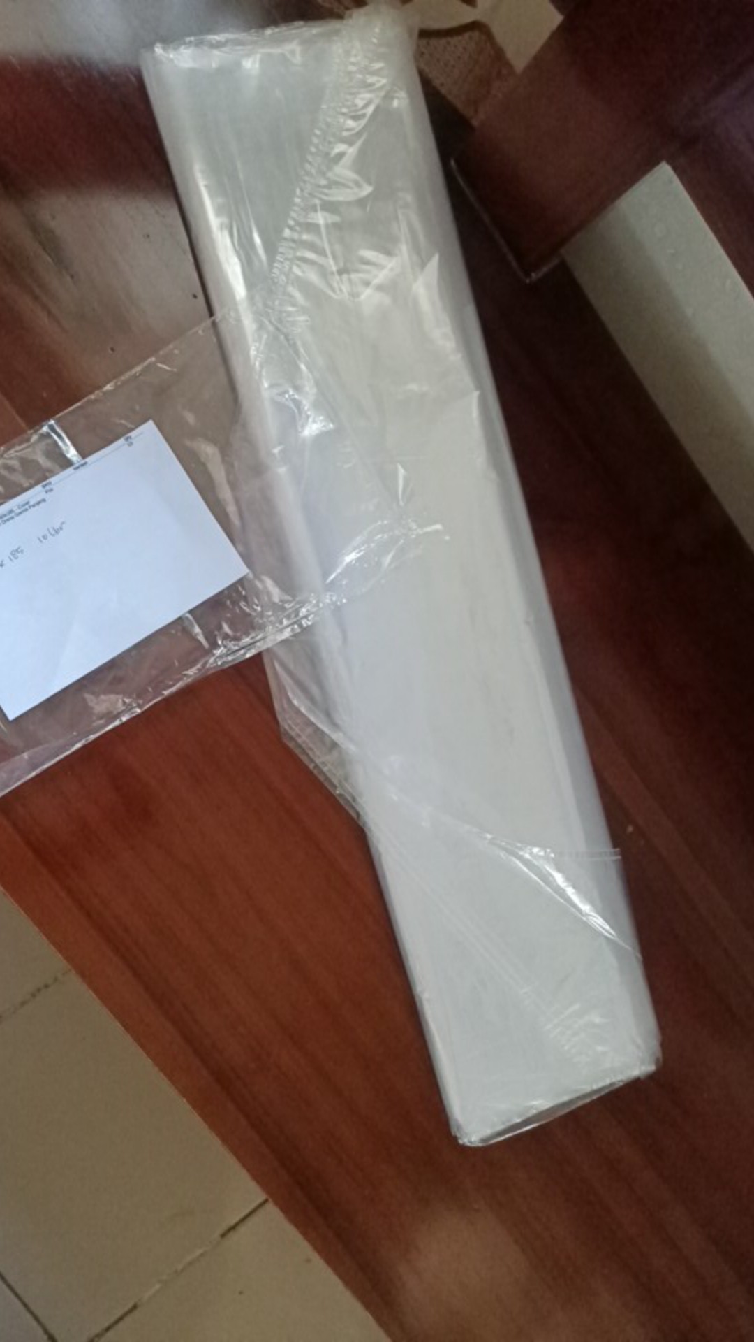 Plastik Laundry Gantung Uk.60x185 - Cover Packing Pembungkus Gaun Dress Gamis Panjang