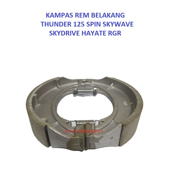 KAMPAS REM BELAKANG BINA THUNDER 125 SPIN SKYWAVE SKYDRIVE HAYATE RGR