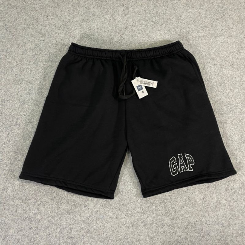 SHORT PANTS CELANA PENDEK G4P HITAM BORDIR  FULLTAG &amp; LEBEL