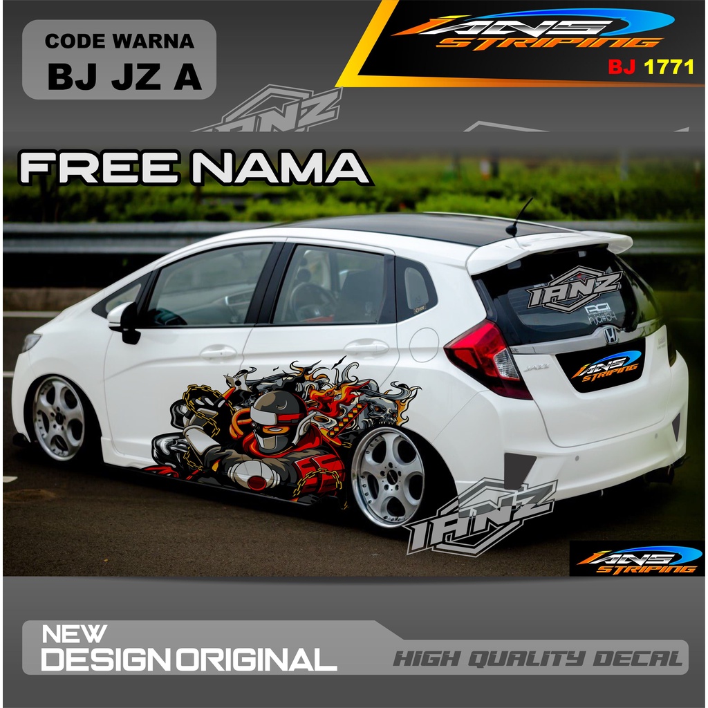 STIKER  AYLA AGYA AVANZA SWIFT YARIS / STIKER MOBIL DECAL MOBIL / STIKER VARIASI MOBIL AGYA AYLA JAZZ SITI CITY / DECAL STIKER MOBIL