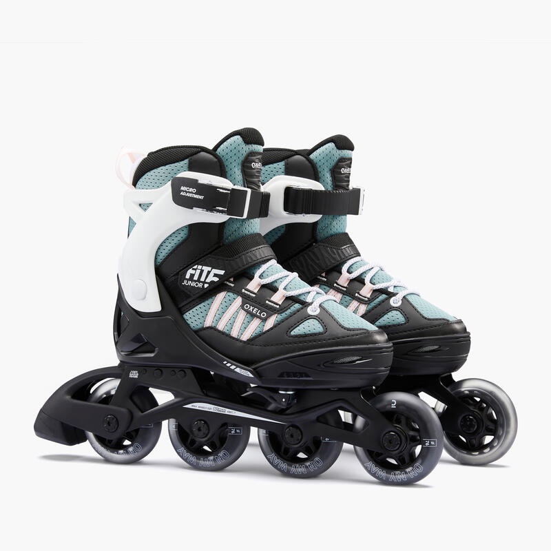 OXELO Fit 5 Jr Sepatu Roda Anak Inline Skates