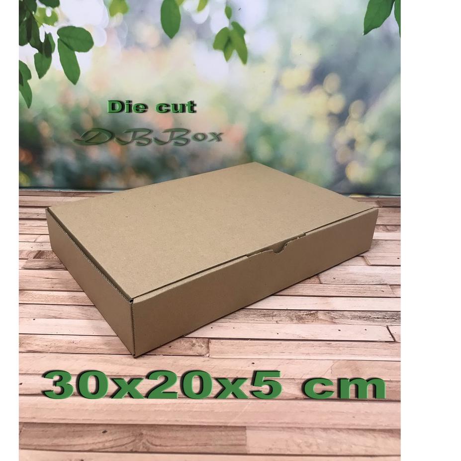 

☄ ( 10 Pcs ) Kardus uk. 30x20x5 cm...Die Cut untuk kotak baju - Aksesoris - dll, model box pizza ♣