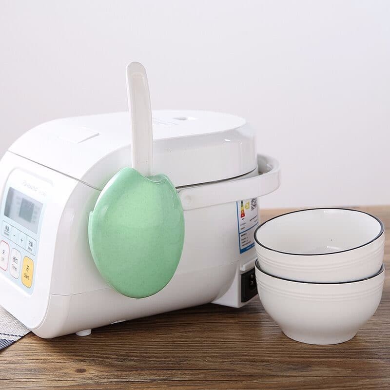 Holder Sendok Nasi Rice Cooker Tempat Sendok Centong Nasi - Anti Debu